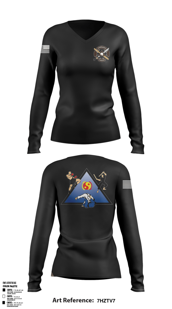 Women's Long Sleeve Vneck Shirt, , Navy, Teamtime, Team time, sublimation, custom sports apparel, team uniforms, spirit wear, spiritwear, sports uniforms, custom shirts, team store, custom team store, fundraiser sports, apparel fundraiser