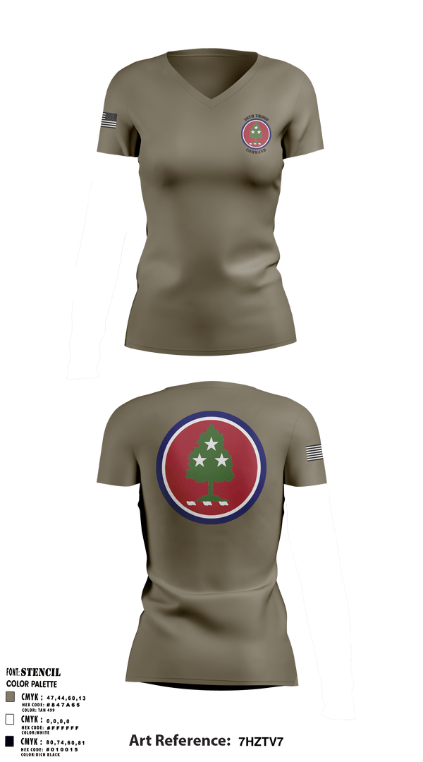 Women's Short Sleeve Vneck Shirt, , National Guard, Teamtime, Team time, sublimation, custom sports apparel, team uniforms, spirit wear, spiritwear, sports uniforms, custom shirts, team store, custom team store, fundraiser sports, apparel fundraiser