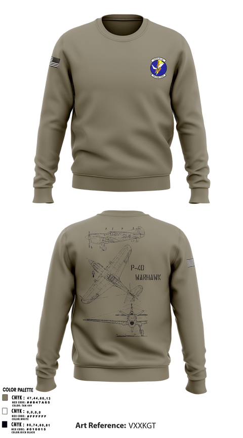 Crew Neck Sweatshirt, Detachment 355, Air Force, Teamtime, Team time, sublimation, custom sports apparel, team uniforms, spirit wear, spiritwear, sports uniforms, custom shirts, team store, custom team store, fundraiser sports, apparel fundraiser