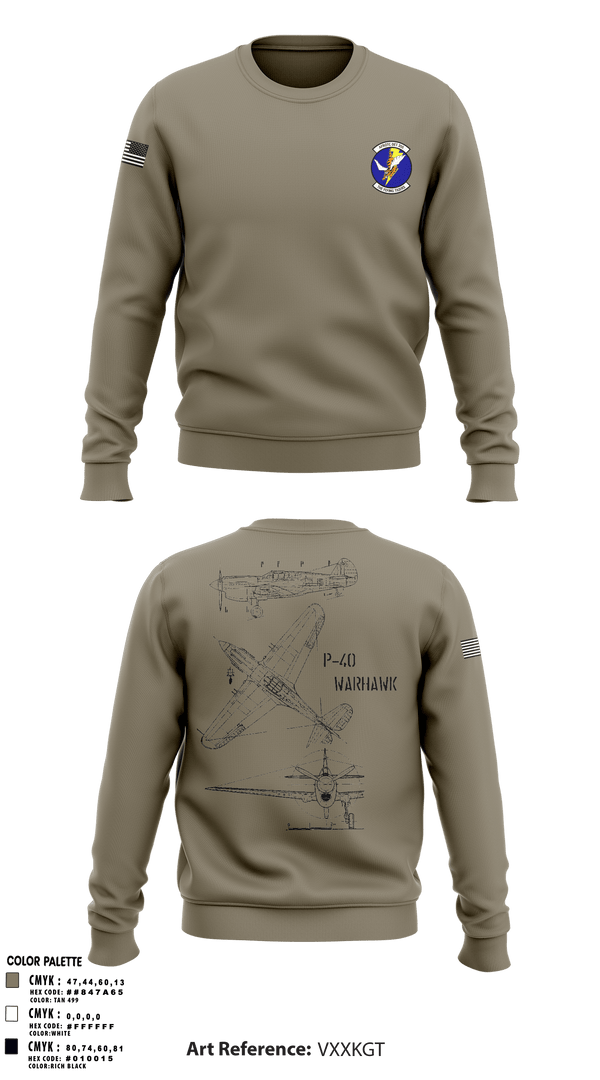 Crew Neck Sweatshirt, Detachment 355, Air Force, Teamtime, Team time, sublimation, custom sports apparel, team uniforms, spirit wear, spiritwear, sports uniforms, custom shirts, team store, custom team store, fundraiser sports, apparel fundraiser