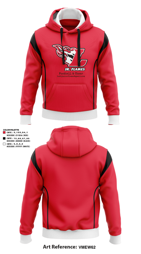 Hoodie, Lodi Jr Flames Football & Cheer, Cheer, Teamtime, Team time, sublimation, custom sports apparel, team uniforms, spirit wear, spiritwear, sports uniforms, custom shirts, team store, custom team store, fundraiser sports, apparel fundraiser