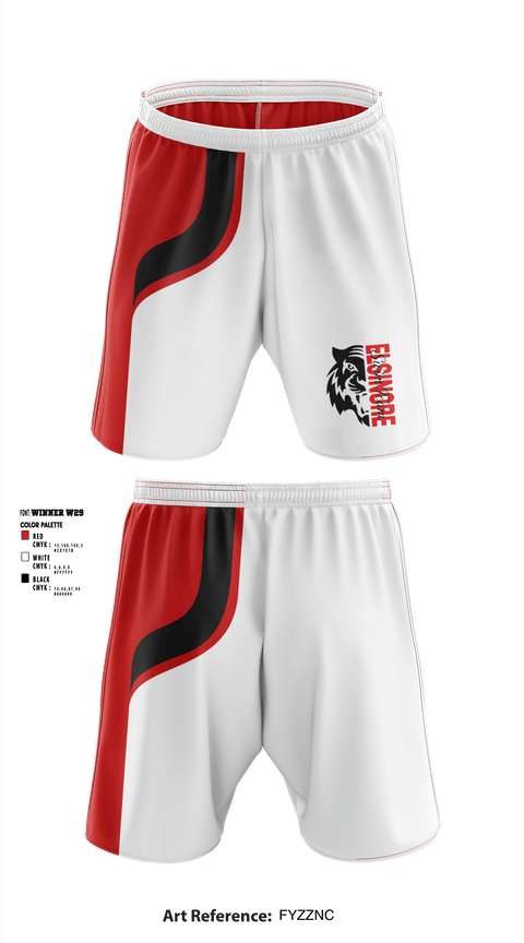 Athletic Shorts With Pockets, Elsinore High School Swimming, Swimming, Teamtime, Team time, sublimation, custom sports apparel, team uniforms, spirit wear, spiritwear, sports uniforms, custom shirts, team store, custom team store, fundraiser sports, apparel fundraiser