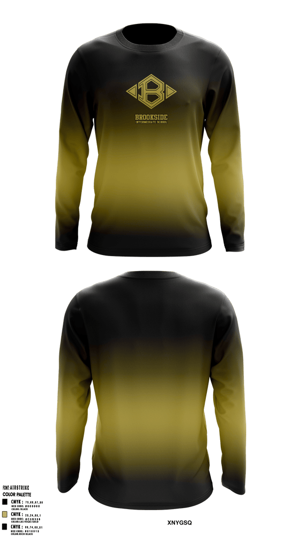Long Sleeve Performance Shirt, Brookside Intermediate School Track, Track & Field, Teamtime, Team time, sublimation, custom sports apparel, team uniforms, spirit wear, spiritwear, sports uniforms, custom shirts, team store, custom team store, fundraiser sports, apparel fundraiser