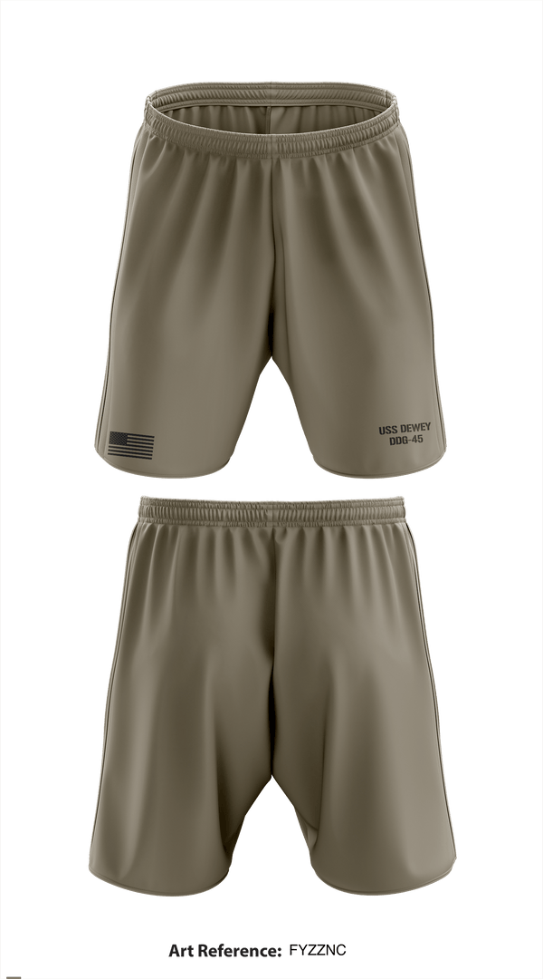 Athletic Shorts With Pockets, USS DEWEY DDG-45, , Teamtime, Team time, sublimation, custom sports apparel, team uniforms, spirit wear, spiritwear, sports uniforms, custom shirts, team store, custom team store, fundraiser sports, apparel fundraiser