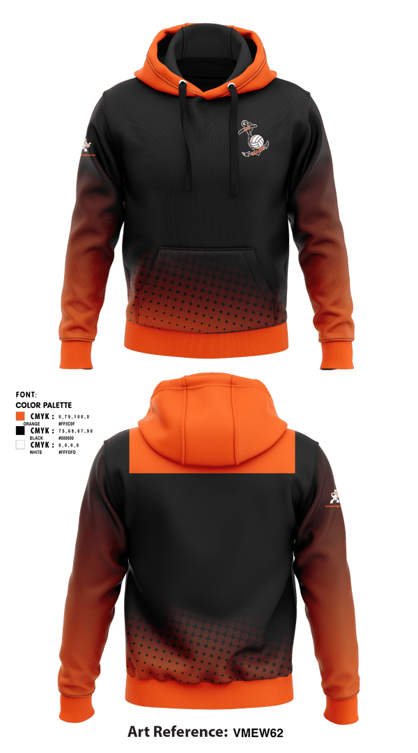 Hoodie, Sarasota High Volleyball, Women's Volleyball, Teamtime, Team time, sublimation, custom sports apparel, team uniforms, spirit wear, spiritwear, sports uniforms, custom shirts, team store, custom team store, fundraiser sports, apparel fundraiser