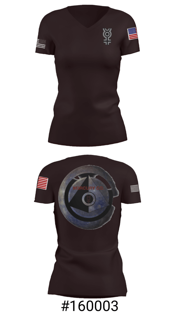 Women's Short Sleeve Vneck Shirt, MERCURY CO., E-Sports, Teamtime, Team time, sublimation, custom sports apparel, team uniforms, spirit wear, spiritwear, sports uniforms, custom shirts, team store, custom team store, fundraiser sports, apparel fundraiser