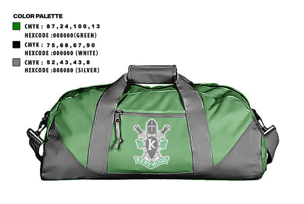 Duffle Bag, Kentwood High School Golf, Golf, Teamtime, Team time, sublimation, custom sports apparel, team uniforms, spirit wear, spiritwear, sports uniforms, custom shirts, team store, custom team store, fundraiser sports, apparel fundraiser