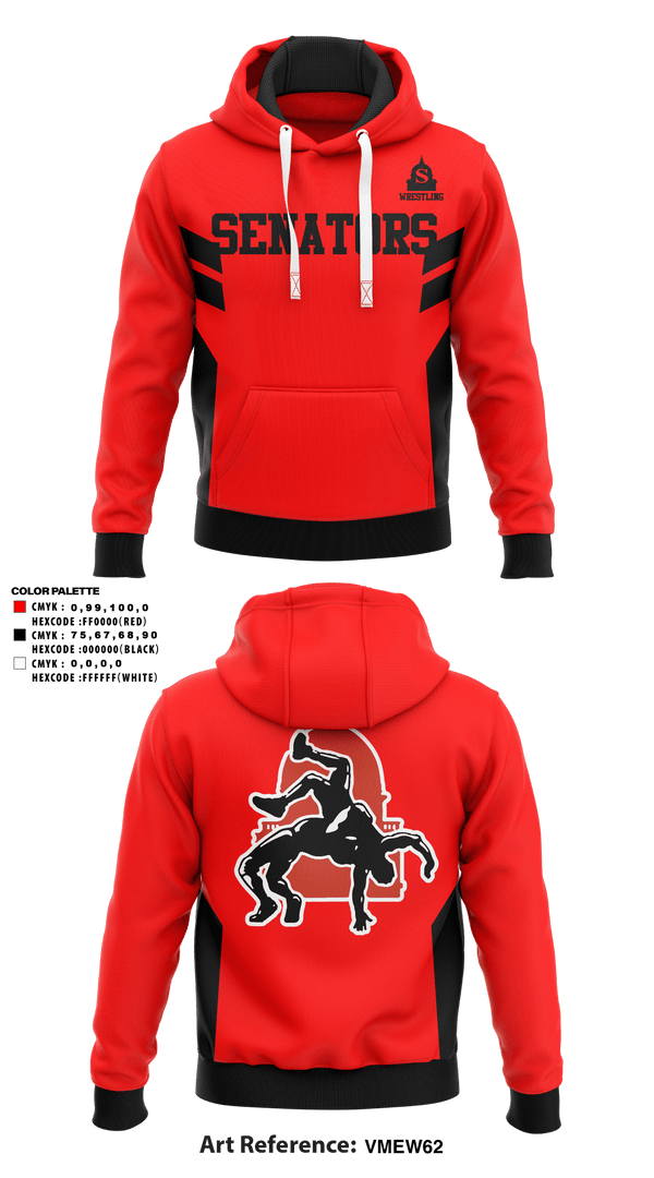 Hoodie, Springfield High School Wrestling, Wrestling, Teamtime, Team time, sublimation, custom sports apparel, team uniforms, spirit wear, spiritwear, sports uniforms, custom shirts, team store, custom team store, fundraiser sports, apparel fundraiser