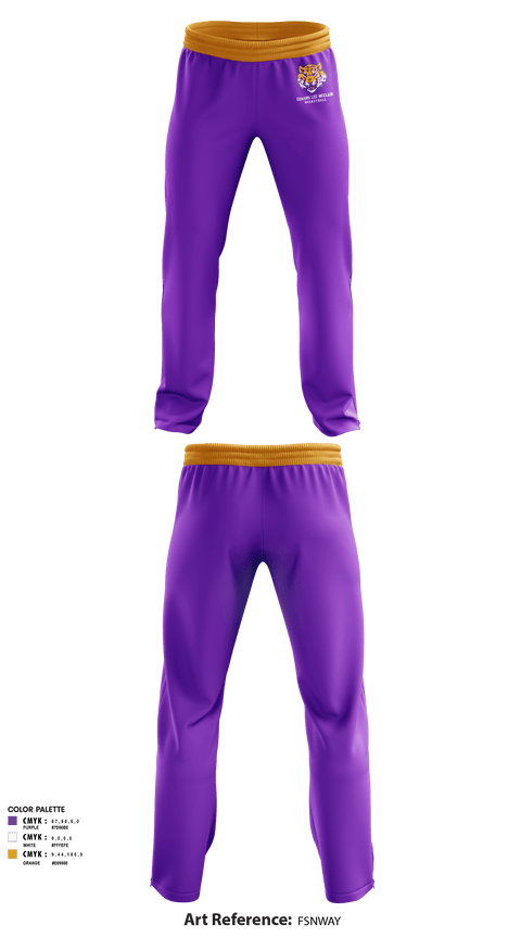 Sweatpants, Edward Lee McClain High School Basketball, Women's Basketball, Teamtime, Team time, sublimation, custom sports apparel, team uniforms, spirit wear, spiritwear, sports uniforms, custom shirts, team store, custom team store, fundraiser sports, apparel fundraiser