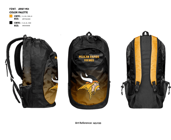 Gear Bag, Pelican Rapids High School Track, Track & Field, Teamtime, Team time, sublimation, custom sports apparel, team uniforms, spirit wear, spiritwear, sports uniforms, custom shirts, team store, custom team store, fundraiser sports, apparel fundraiser