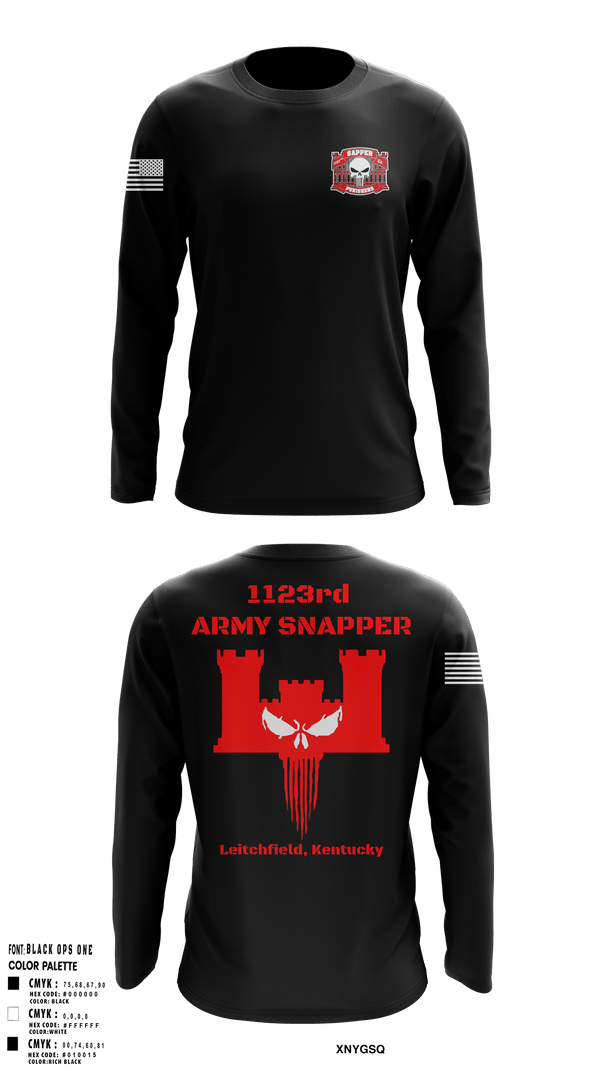 Long Sleeve Performance Shirt, 1123rd Sapper Company, Army, Teamtime, Team time, sublimation, custom sports apparel, team uniforms, spirit wear, spiritwear, sports uniforms, custom shirts, team store, custom team store, fundraiser sports, apparel fundraiser