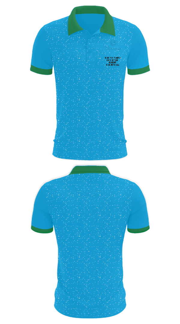 Short Sleeve Performance Polo, North Tampa Christian Academy Basketball, Men's Basketball, Teamtime, Team time, sublimation, custom sports apparel, team uniforms, spirit wear, spiritwear, sports uniforms, custom shirts, team store, custom team store, fundraiser sports, apparel fundraiser