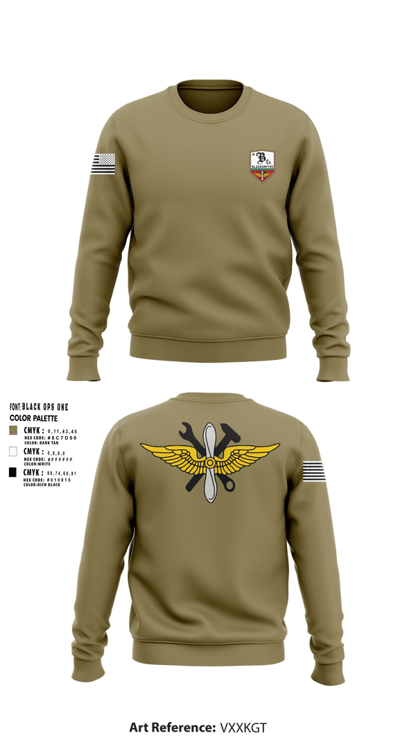 Crew Neck Sweatshirt, Blacksmiths, National Guard, Teamtime, Team time, sublimation, custom sports apparel, team uniforms, spirit wear, spiritwear, sports uniforms, custom shirts, team store, custom team store, fundraiser sports, apparel fundraiser