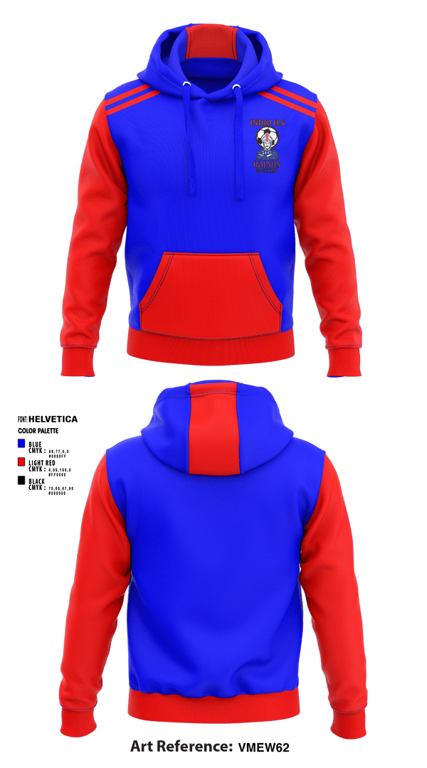 Hoodie, Indio High School Soccer, Men's Soccer, Teamtime, Team time, sublimation, custom sports apparel, team uniforms, spirit wear, spiritwear, sports uniforms, custom shirts, team store, custom team store, fundraiser sports, apparel fundraiser