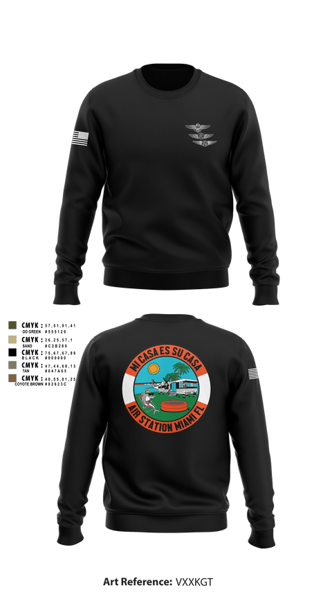 Crew Neck Sweatshirt, , Coast Guard, Teamtime, Team time, sublimation, custom sports apparel, team uniforms, spirit wear, spiritwear, sports uniforms, custom shirts, team store, custom team store, fundraiser sports, apparel fundraiser