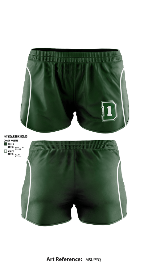 Women's Shorts, Dartmouth High School, Spirit Store, Teamtime, Team time, sublimation, custom sports apparel, team uniforms, spirit wear, spiritwear, sports uniforms, custom shirts, team store, custom team store, fundraiser sports, apparel fundraiser
