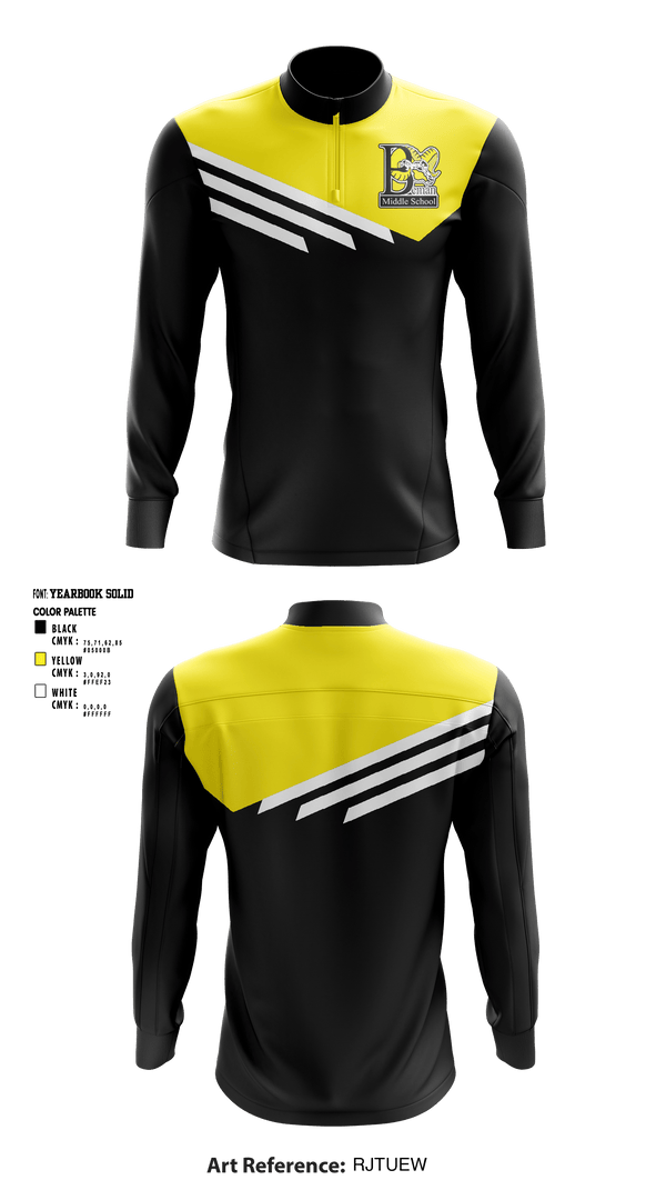 Quarter Zip Jacket, Beman Middle School, Spirit Store, Teamtime, Team time, sublimation, custom sports apparel, team uniforms, spirit wear, spiritwear, sports uniforms, custom shirts, team store, custom team store, fundraiser sports, apparel fundraiser