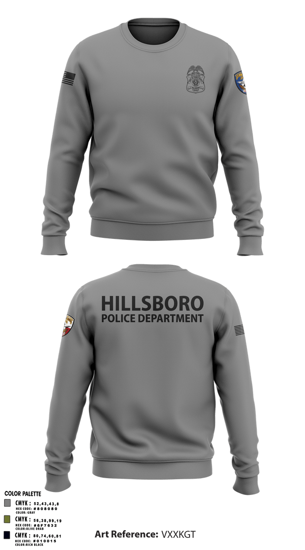 Crew Neck Sweatshirt, , Police, Teamtime, Team time, sublimation, custom sports apparel, team uniforms, spirit wear, spiritwear, sports uniforms, custom shirts, team store, custom team store, fundraiser sports, apparel fundraiser