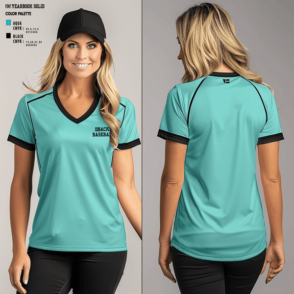 Women's Short Sleeve Vneck Shirt, Dbacks, Baseball, Teamtime, Team time, sublimation, custom sports apparel, team uniforms, spirit wear, spiritwear, sports uniforms, custom shirts, team store, custom team store, fundraiser sports, apparel fundraiser