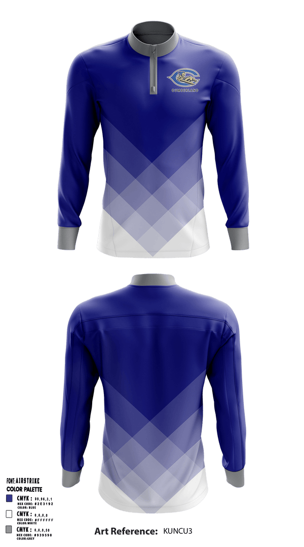 Quarter Zip Jacket, Cumberland High School, School Spirit Store, Teamtime, Team time, sublimation, custom sports apparel, team uniforms, spirit wear, spiritwear, sports uniforms, custom shirts, team store, custom team store, fundraiser sports, apparel fundraiser