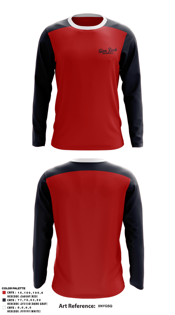 Long Sleeve Performance Shirt, Glen Rock Panthers 12U, Baseball, Teamtime, Team time, sublimation, custom sports apparel, team uniforms, spirit wear, spiritwear, sports uniforms, custom shirts, team store, custom team store, fundraiser sports, apparel fundraiser