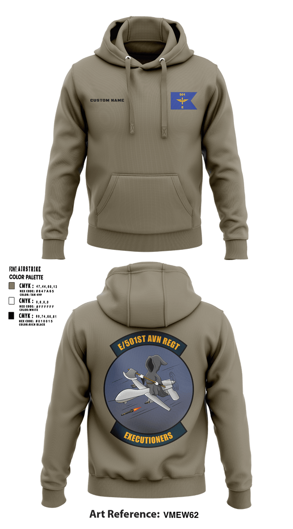 Hoodie, E 501st 1AD, CAB AVMX, Army, Teamtime, Team time, sublimation, custom sports apparel, team uniforms, spirit wear, spiritwear, sports uniforms, custom shirts, team store, custom team store, fundraiser sports, apparel fundraiser