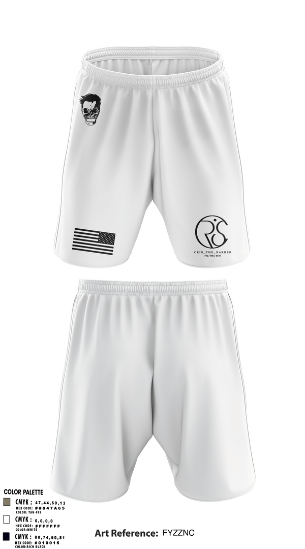 Athletic Shorts With Pockets, Cris_the_barberCris_the_barber, E-Sports, Teamtime, Team time, sublimation, custom sports apparel, team uniforms, spirit wear, spiritwear, sports uniforms, custom shirts, team store, custom team store, fundraiser sports, apparel fundraiser