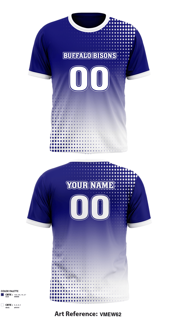 Short Sleeve Performance Shirt, Buffalo Bisons, Football, Teamtime, Team time, sublimation, custom sports apparel, team uniforms, spirit wear, spiritwear, sports uniforms, custom shirts, team store, custom team store, fundraiser sports, apparel fundraiser
