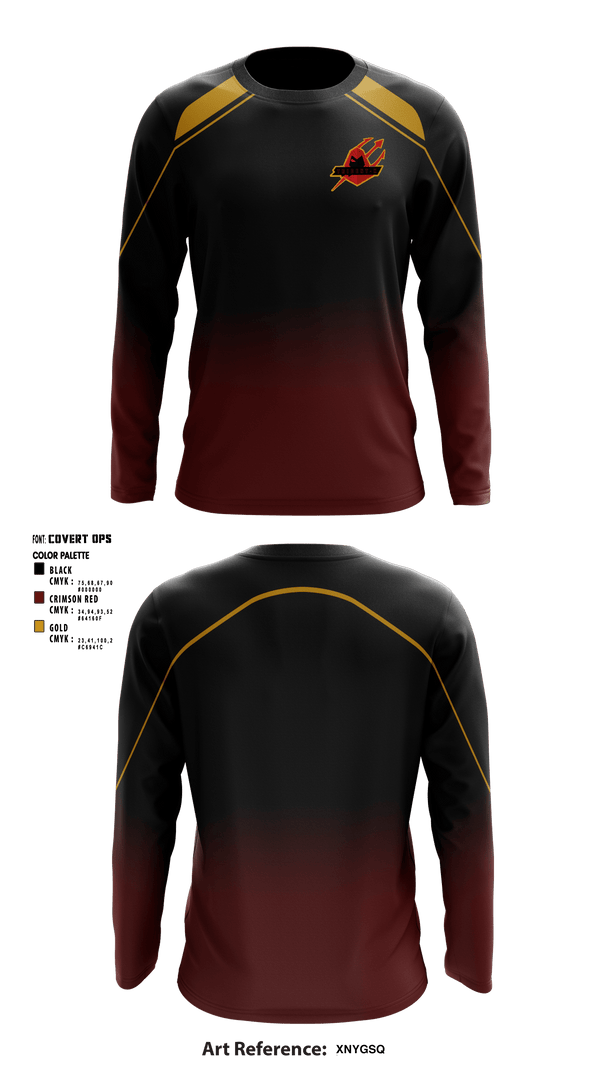Long Sleeve Performance Shirt, Trident Militia, E-Sports, Teamtime, Team time, sublimation, custom sports apparel, team uniforms, spirit wear, spiritwear, sports uniforms, custom shirts, team store, custom team store, fundraiser sports, apparel fundraiser