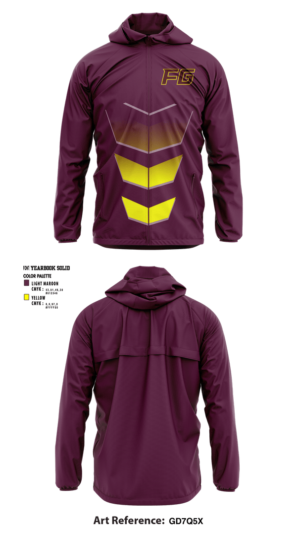 Windbreaker, Fort Gratiot Middle School Wrestling, Wrestling, Teamtime, Team time, sublimation, custom sports apparel, team uniforms, spirit wear, spiritwear, sports uniforms, custom shirts, team store, custom team store, fundraiser sports, apparel fundraiser
