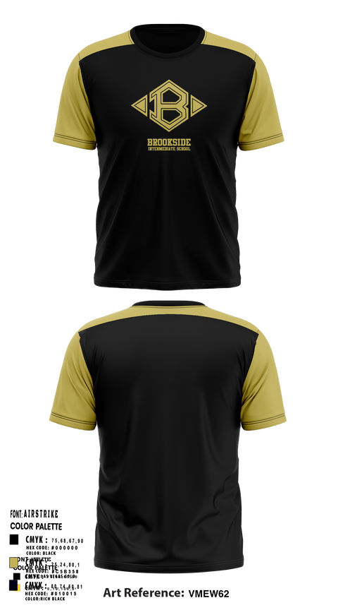 Short Sleeve Performance Shirt, Brookside Intermediate School Track, Track & Field, Teamtime, Team time, sublimation, custom sports apparel, team uniforms, spirit wear, spiritwear, sports uniforms, custom shirts, team store, custom team store, fundraiser sports, apparel fundraiser