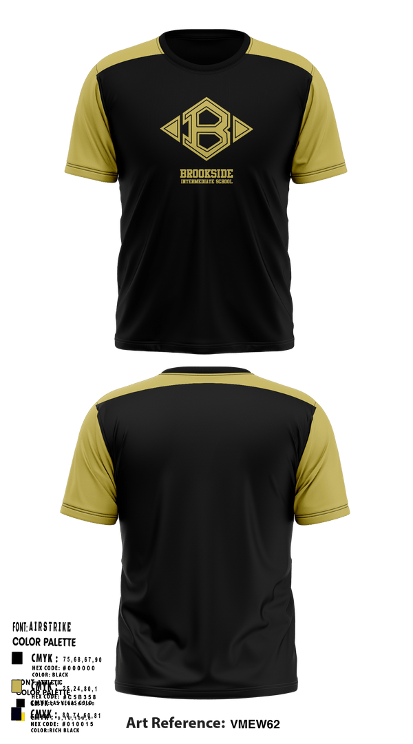 Short Sleeve Performance Shirt, Brookside Intermediate School Track, Track & Field, Teamtime, Team time, sublimation, custom sports apparel, team uniforms, spirit wear, spiritwear, sports uniforms, custom shirts, team store, custom team store, fundraiser sports, apparel fundraiser