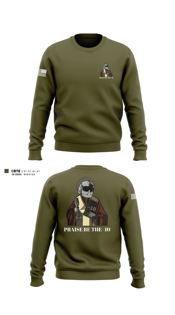 Crew Neck Sweatshirt, Cannibals, Army, Teamtime, Team time, sublimation, custom sports apparel, team uniforms, spirit wear, spiritwear, sports uniforms, custom shirts, team store, custom team store, fundraiser sports, apparel fundraiser