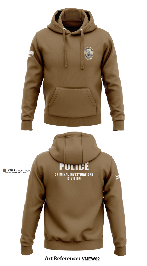 Hoodie, POLICE CRIMINAL INVESTIGATIONS DIVISION, , Teamtime, Team time, sublimation, custom sports apparel, team uniforms, spirit wear, spiritwear, sports uniforms, custom shirts, team store, custom team store, fundraiser sports, apparel fundraiser