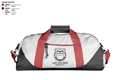 Duffle Bag, Richmond High School of the Arts Basketball, Women's Basketball, Teamtime, Team time, sublimation, custom sports apparel, team uniforms, spirit wear, spiritwear, sports uniforms, custom shirts, team store, custom team store, fundraiser sports, apparel fundraiser