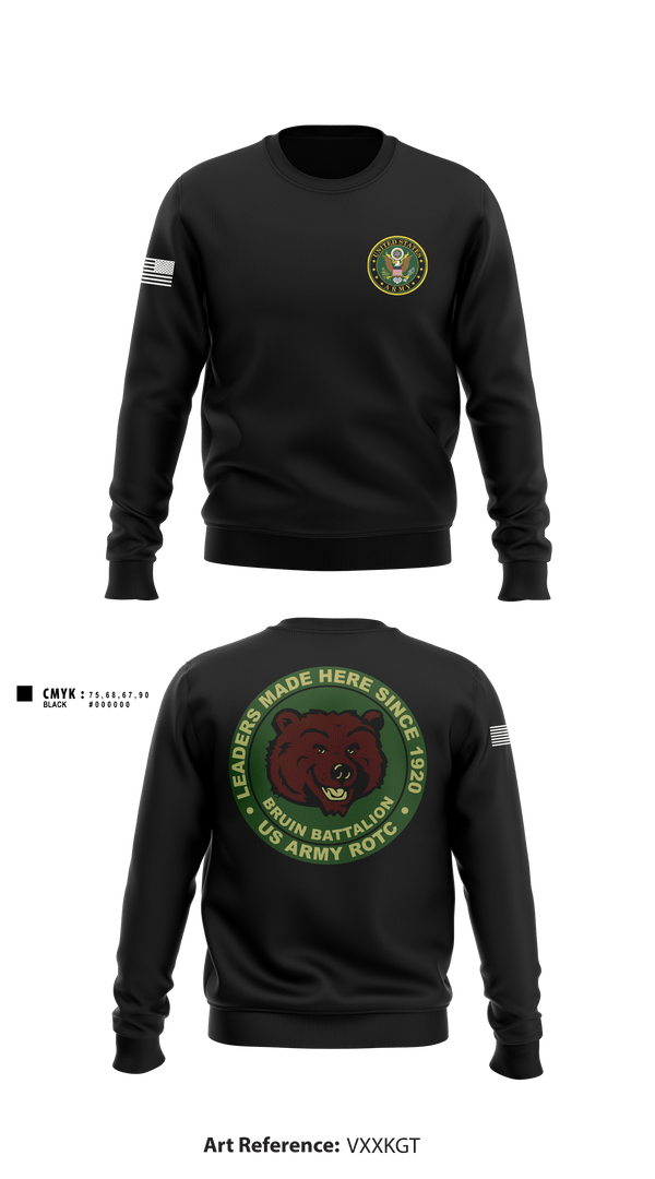 Crew Neck Sweatshirt, Matadors, Army, Teamtime, Team time, sublimation, custom sports apparel, team uniforms, spirit wear, spiritwear, sports uniforms, custom shirts, team store, custom team store, fundraiser sports, apparel fundraiser
