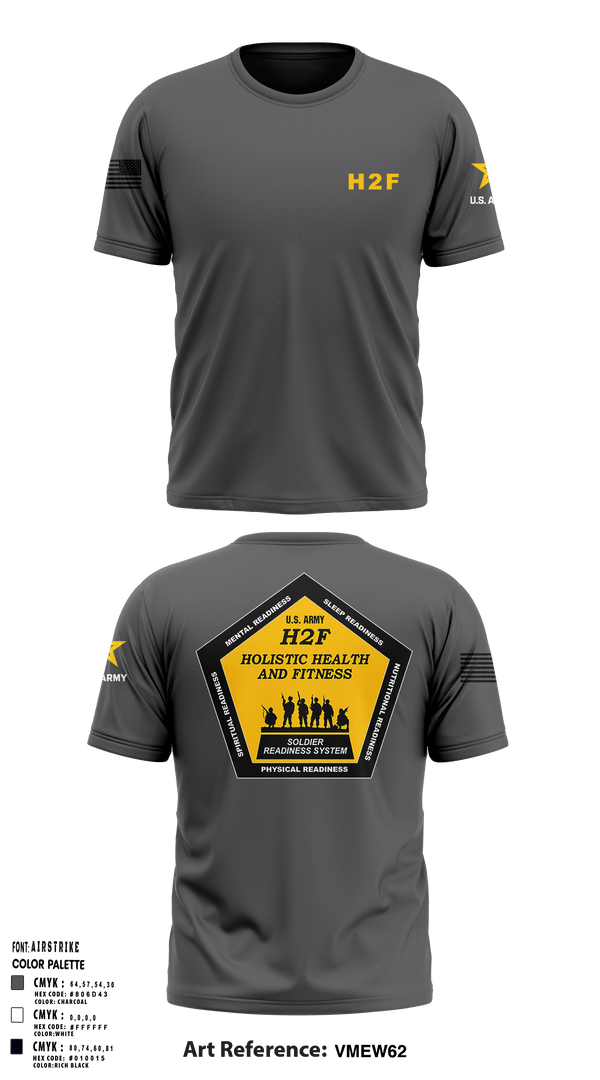 Short Sleeve Performance Shirt, Army H2F, Army, Teamtime, Team time, sublimation, custom sports apparel, team uniforms, spirit wear, spiritwear, sports uniforms, custom shirts, team store, custom team store, fundraiser sports, apparel fundraiser