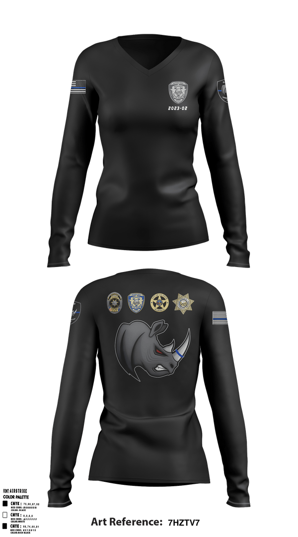 Women's Long Sleeve Vneck Shirt, SDRPA, Police, Teamtime, Team time, sublimation, custom sports apparel, team uniforms, spirit wear, spiritwear, sports uniforms, custom shirts, team store, custom team store, fundraiser sports, apparel fundraiser