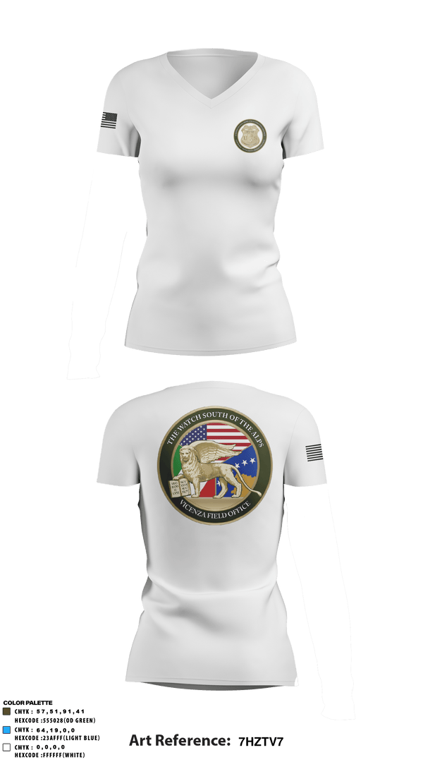 Women's Short Sleeve Vneck Shirt, , Army, Teamtime, Team time, sublimation, custom sports apparel, team uniforms, spirit wear, spiritwear, sports uniforms, custom shirts, team store, custom team store, fundraiser sports, apparel fundraiser
