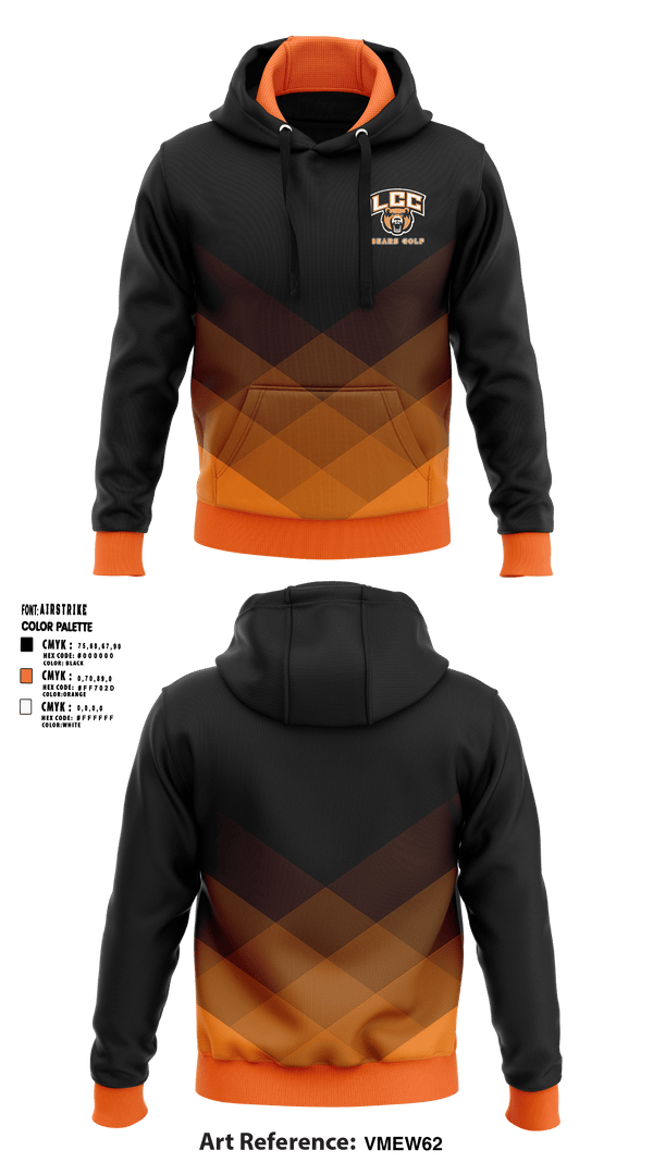 Hoodie, Bears, Golf, Teamtime, Team time, sublimation, custom sports apparel, team uniforms, spirit wear, spiritwear, sports uniforms, custom shirts, team store, custom team store, fundraiser sports, apparel fundraiser