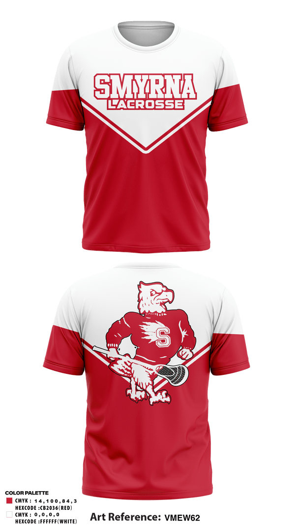 Short Sleeve Performance Shirt, Smyrna Lacrosse, Men's Lacrosse, Teamtime, Team time, sublimation, custom sports apparel, team uniforms, spirit wear, spiritwear, sports uniforms, custom shirts, team store, custom team store, fundraiser sports, apparel fundraiser