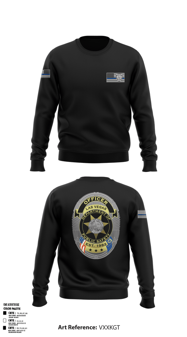 Crew Neck Sweatshirt, SDRPA, Police, Teamtime, Team time, sublimation, custom sports apparel, team uniforms, spirit wear, spiritwear, sports uniforms, custom shirts, team store, custom team store, fundraiser sports, apparel fundraiser