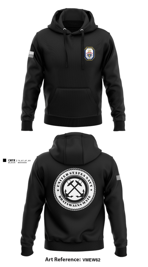 Hoodie, Boatswains mate, Navy, Teamtime, Team time, sublimation, custom sports apparel, team uniforms, spirit wear, spiritwear, sports uniforms, custom shirts, team store, custom team store, fundraiser sports, apparel fundraiser