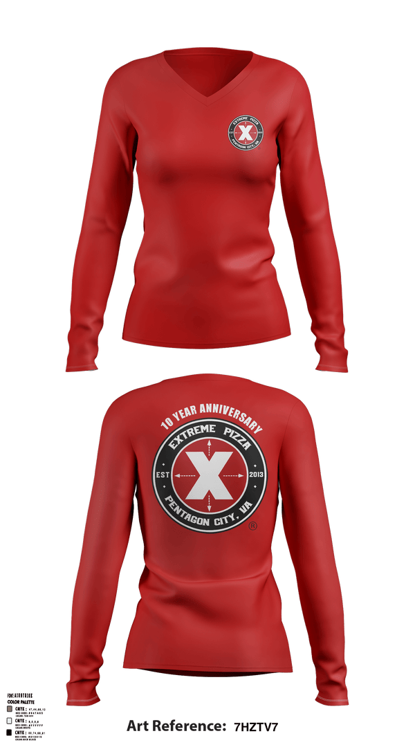 Women's Long Sleeve Vneck Shirt, , , Teamtime, Team time, sublimation, custom sports apparel, team uniforms, spirit wear, spiritwear, sports uniforms, custom shirts, team store, custom team store, fundraiser sports, apparel fundraiser