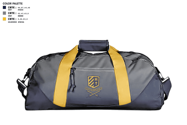 Duffle Bag, Riverdale Women's Basketball, Women's Basketball, Teamtime, Team time, sublimation, custom sports apparel, team uniforms, spirit wear, spiritwear, sports uniforms, custom shirts, team store, custom team store, fundraiser sports, apparel fundraiser