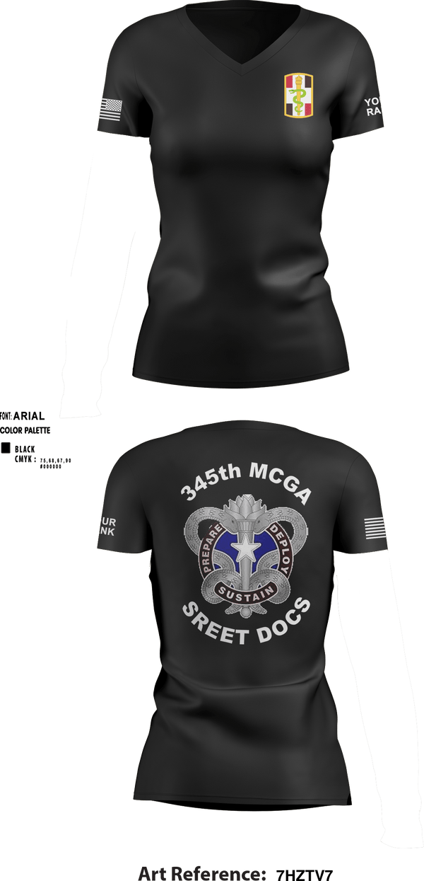 Women's Short Sleeve Vneck Shirt, , Army, Teamtime, Team time, sublimation, custom sports apparel, team uniforms, spirit wear, spiritwear, sports uniforms, custom shirts, team store, custom team store, fundraiser sports, apparel fundraiser