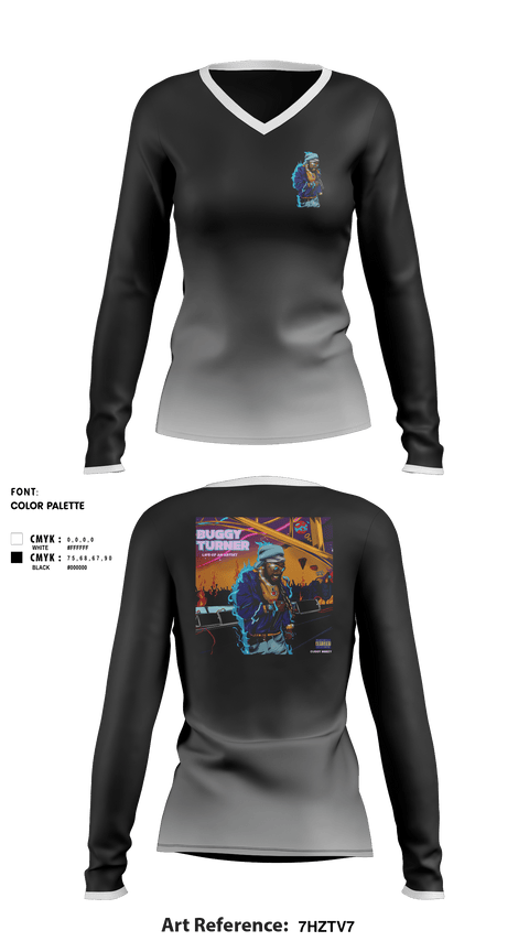Women's Long Sleeve Vneck Shirt, Cuddy BeezyCuddy Beezy, , Teamtime, Team time, sublimation, custom sports apparel, team uniforms, spirit wear, spiritwear, sports uniforms, custom shirts, team store, custom team store, fundraiser sports, apparel fundraiser