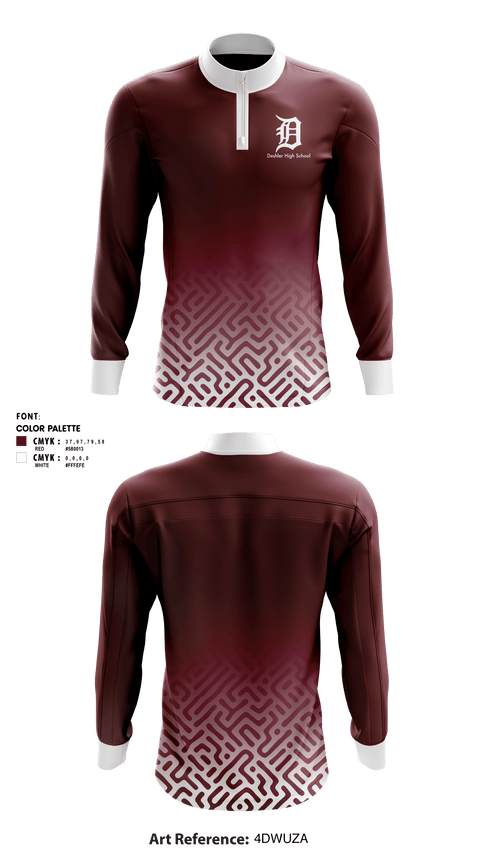 Quarter Zip Jacket, Deshler High School, Spirit Store, Teamtime, Team time, sublimation, custom sports apparel, team uniforms, spirit wear, spiritwear, sports uniforms, custom shirts, team store, custom team store, fundraiser sports, apparel fundraiser