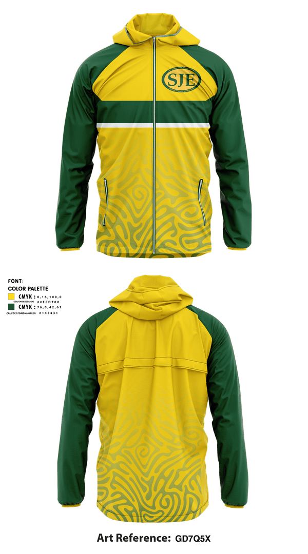 Windbreaker, St John The Evangelist School, Spirit Store, Teamtime, Team time, sublimation, custom sports apparel, team uniforms, spirit wear, spiritwear, sports uniforms, custom shirts, team store, custom team store, fundraiser sports, apparel fundraiser
