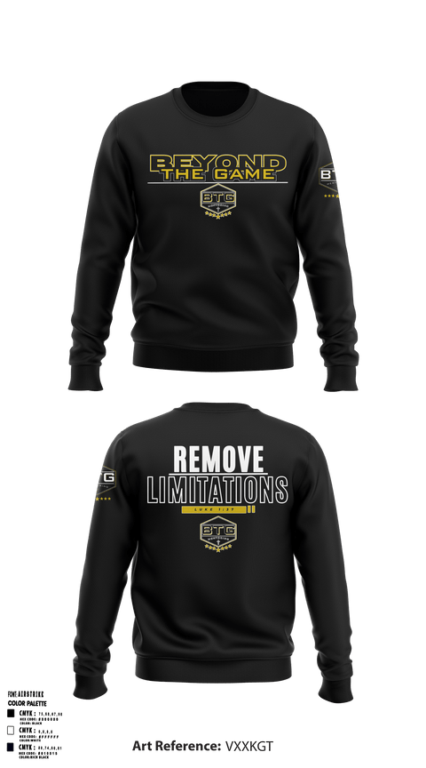Crew Neck Sweatshirt, Beyond The Game Mentoring, , Teamtime, Team time, sublimation, custom sports apparel, team uniforms, spirit wear, spiritwear, sports uniforms, custom shirts, team store, custom team store, fundraiser sports, apparel fundraiser